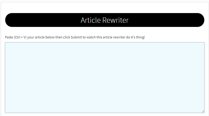 Coderduck for article rewrite