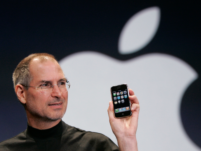 CEO Steve Jobs introduced the cell phone in January 2007
