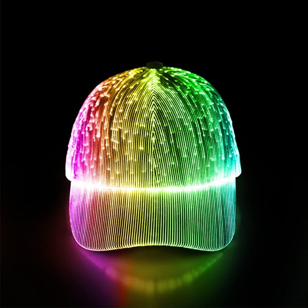 Futuristic Tech Gadgets 6. Ruconla Fiber Optic Cap LED hat