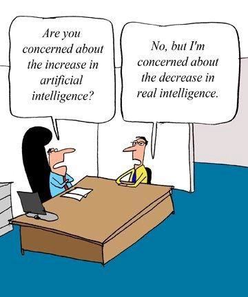 Artificial Intelligence cartoon