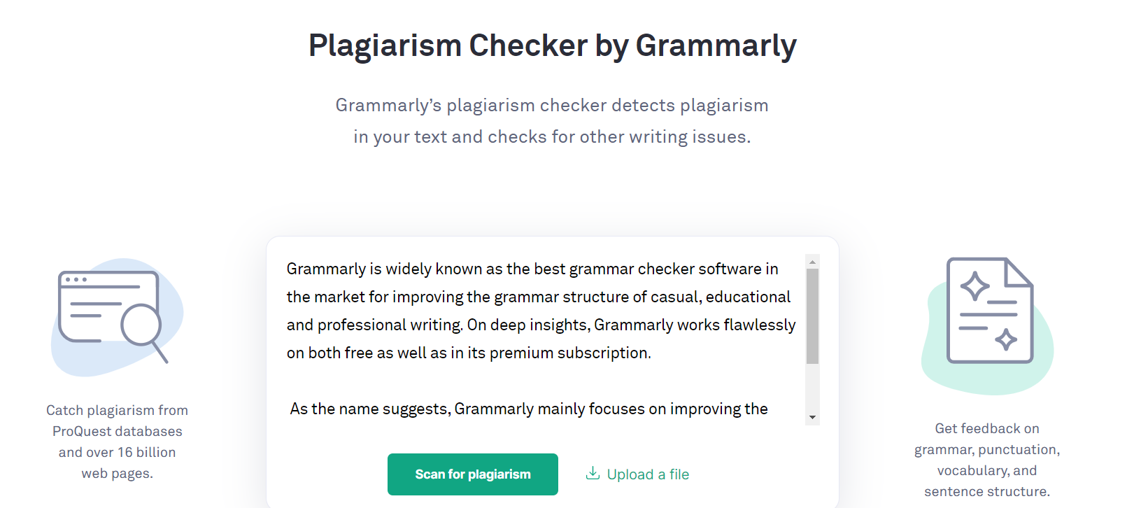 Plagiarism Checker Tools-grammarly