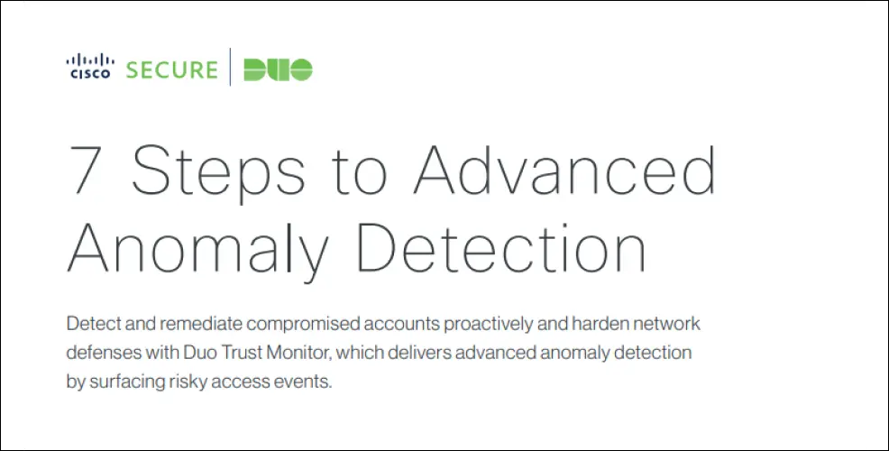 7 Steps to Advanced Anomaly Detection Infographic