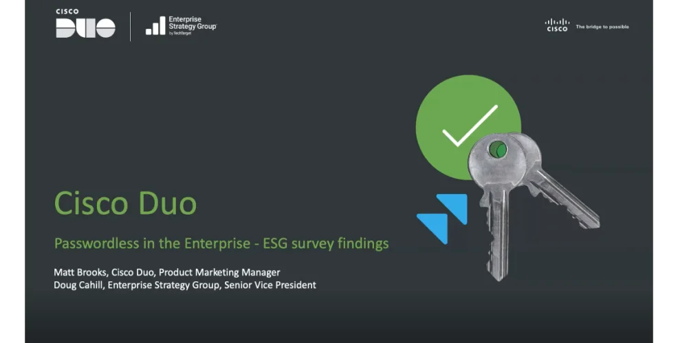 The state of passwordless in the Enterprise Webinar