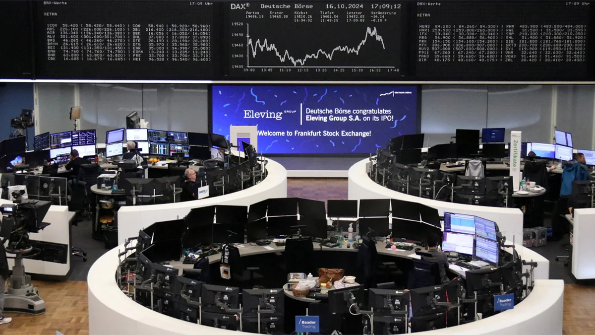 European shares rise