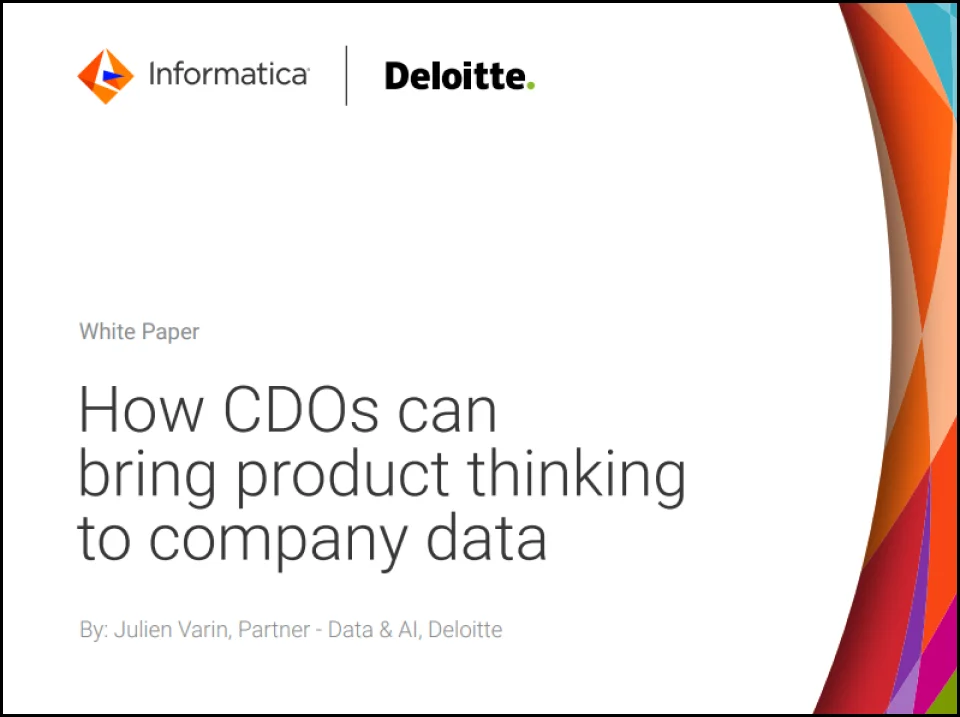 informatica-Elevate your data strategy with product thinking